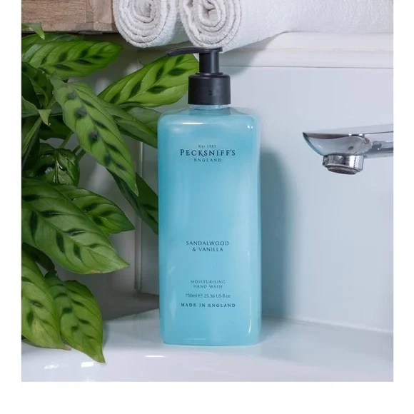 NEW PECKSNIFF'S Sandalwood & Vanilla (1)Hand Wash Pump Dispenser 16.9oz New - Picture 5 of 7